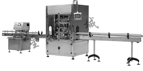 酱料灌装旋盖贴标生产线(图1)